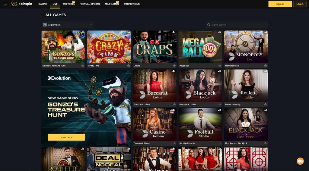 Anmeldelse og fordeler av FairSpin Online Casino